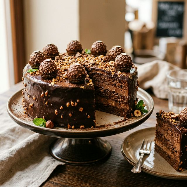 Ferrero Rocher Cake — Order Online | Gauri Cake Chapra